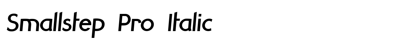 Smallstep Pro Italic